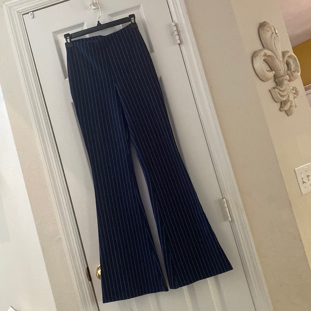 Awesome Pin Stripe Flair Slacks